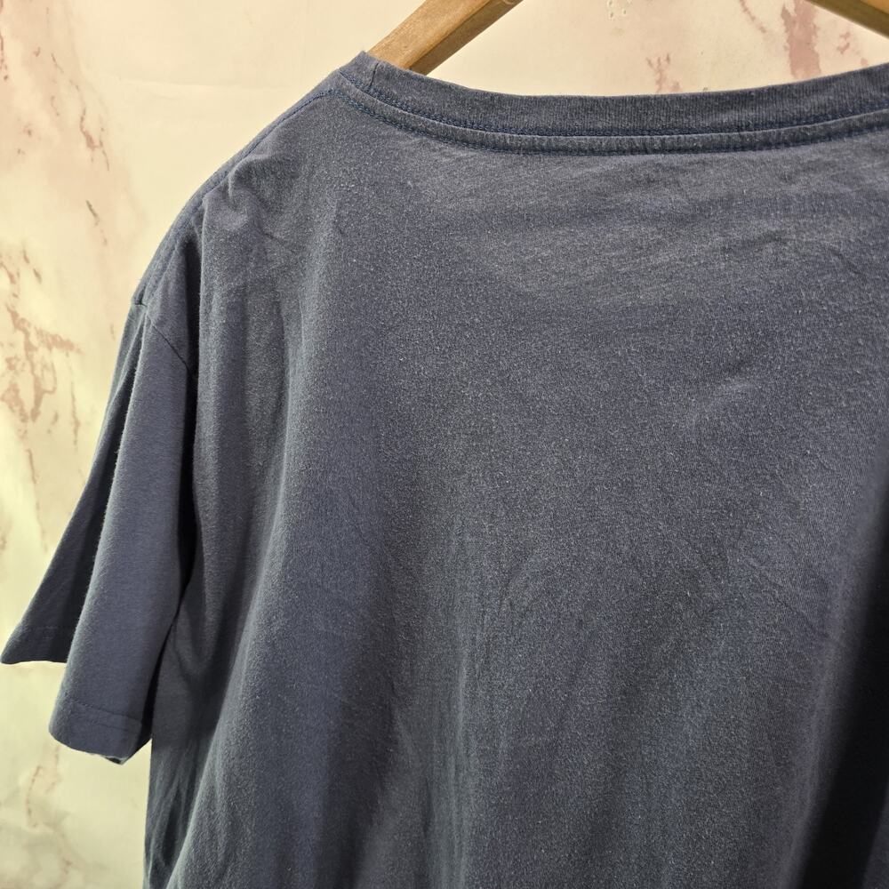 Patagonia T Shirt Mens XXL Blue Organic Cotton Tee Crew Mountain Slim Fit Circle - Picture 6 of 9